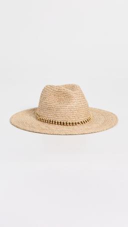 Raffia Braid Continental Hat