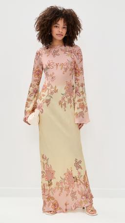 Back Ties Maxi Dress