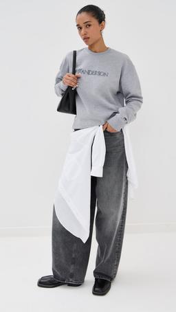 Logo Embroidery Sweatshirt