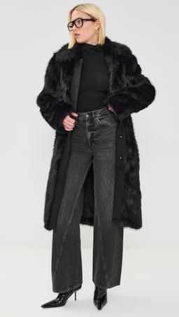 Faux Fur Alpine Coat
