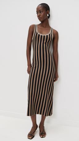 Striped Jacquard Dress