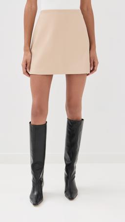 Bianca Faux Leather Miniskirt