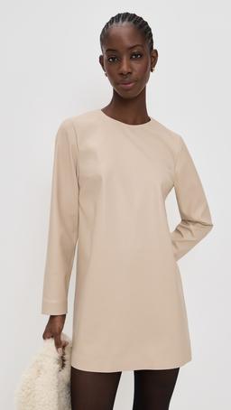 Ophelia Faux Leather Dress