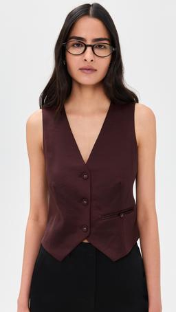 Simone Satin Vest