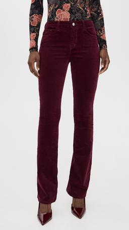 Stevie Straight Velvet Jeans