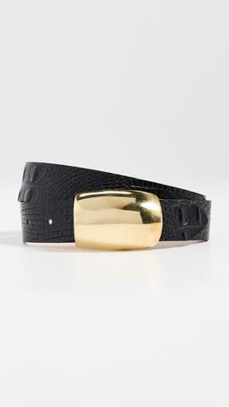 Milou Domed Croc Embossed Belt