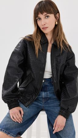 Kenny Woven Bomber Jacket
