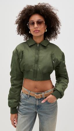 Essential Cropped Bomber