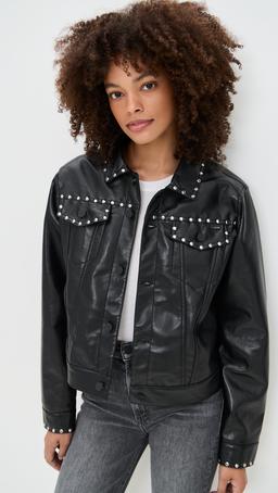The Bruiser Faux Leather Biker Jacket