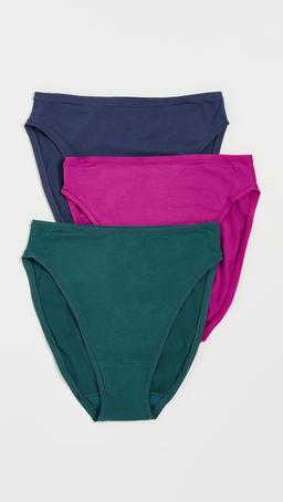 Natori Bliss Bare Cotton High Cut Briefs