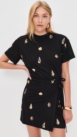 Black Shell Mini Leia Dress