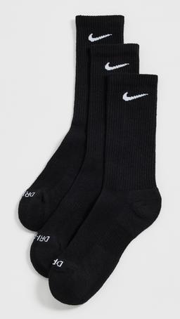 Everyday Plus Cushioned Training Crew Socks 3 Pack