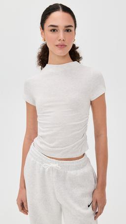 Women's Tight Mock-Neck Top