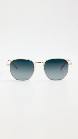 Metal Square Sunglasses