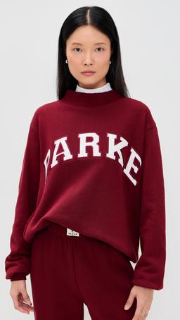 Varsity Mock Neck Sweatshirt