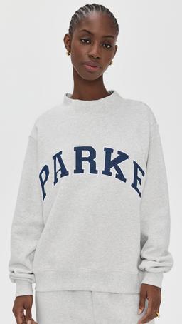 Varsity Mock Neck Sweatshirt