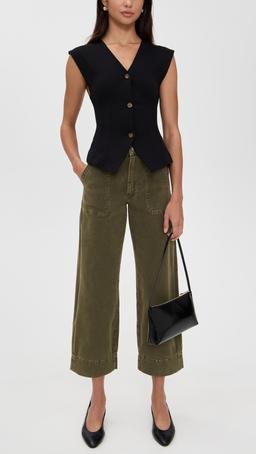 Cameron Ankle Pants with Utility Pockets