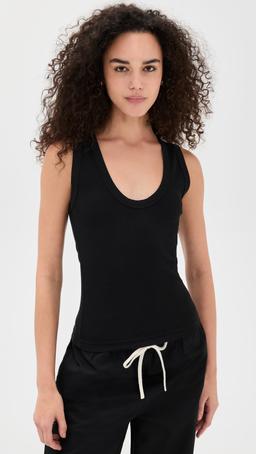 Jordan U Neck Ribbed Tank