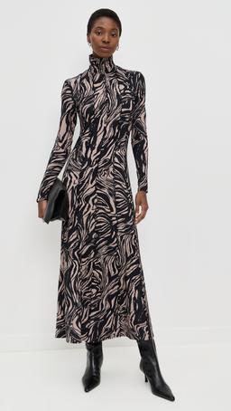 Mabel Dress in Marble Jersey