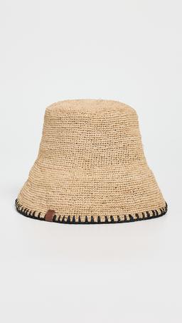 Jade Whipstitch Rollable Hat