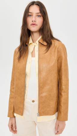 Jordie Faux Leather Jacket