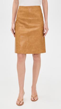 Jordie Faux Leather Skirt