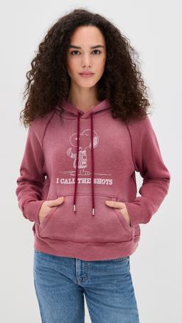 Thermal Lined Raglan Hoodie Snoopy