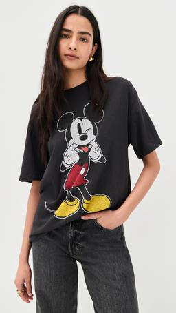 Boyfriend Tee Silly Mickey