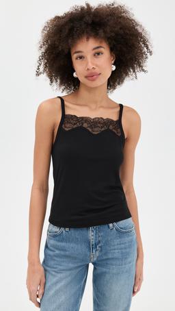 Lace Ribbed Cami