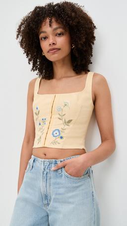Juliet Linen Top