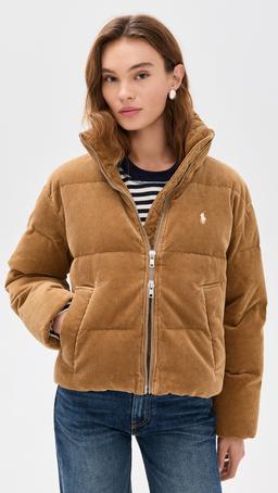 Cord Puffer Jacket