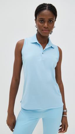 Sleeveless Air Tech Pique Polo