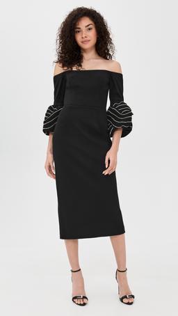 Bellatrix Off Shoulder Midi Dress