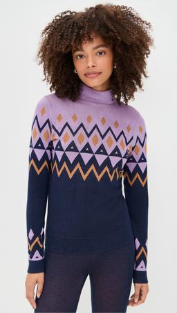 Modal High Neck Jacquard Base Layer