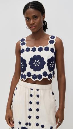 Catrine Applique Tank Top