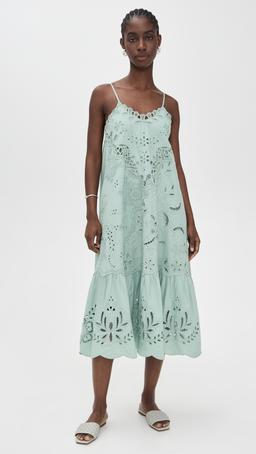 Iyla Soutache Slip Midi Dress