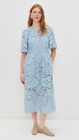 Arianna Lace Midi Dress