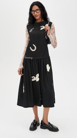 Ellison Solid Tank Midi Dress