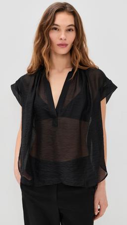 Trinity Top In Sheer Tencel