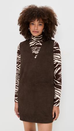 Fountain Suede Mini Dress