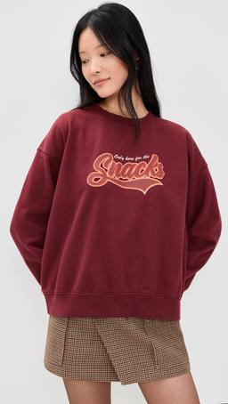 Only Here for the Snacks Sweatshirt