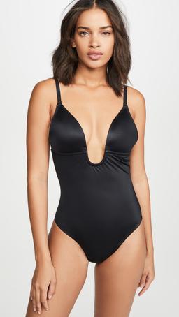 SPANXshape Suit Your Fancy Plunge Low-Back Thong Bodysuit