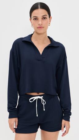 Joan Fleece Polo Sweatshirt