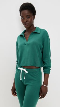 Joan Fleece Polo Sweatshirt