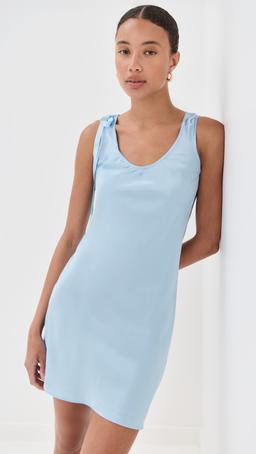 Bow Detail Scoop Neck Camisole Mini Dress