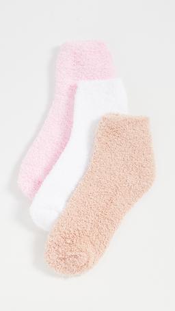 3 Pack Cozy Ankle Socks