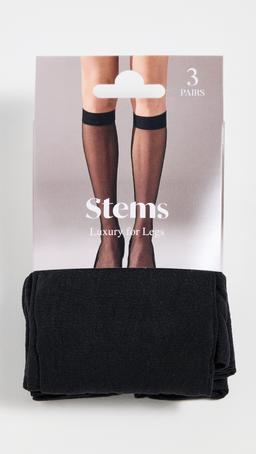 Essential Sheer Knee Socks Set Of Three
