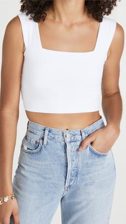 Wide Strap Crop Top