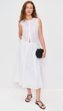 Irregular Pleat Skirt