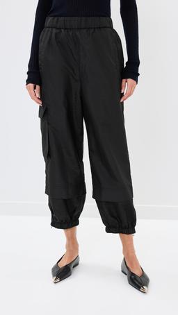 Crispy Nylon Pull On Joggers